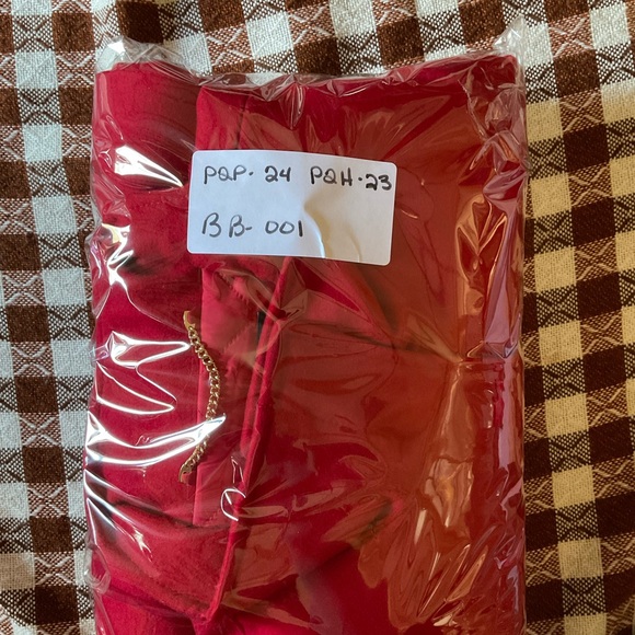 Lands End coat. Red. Zip up. Wool blend. size 16W/P - Picture 7 of 7